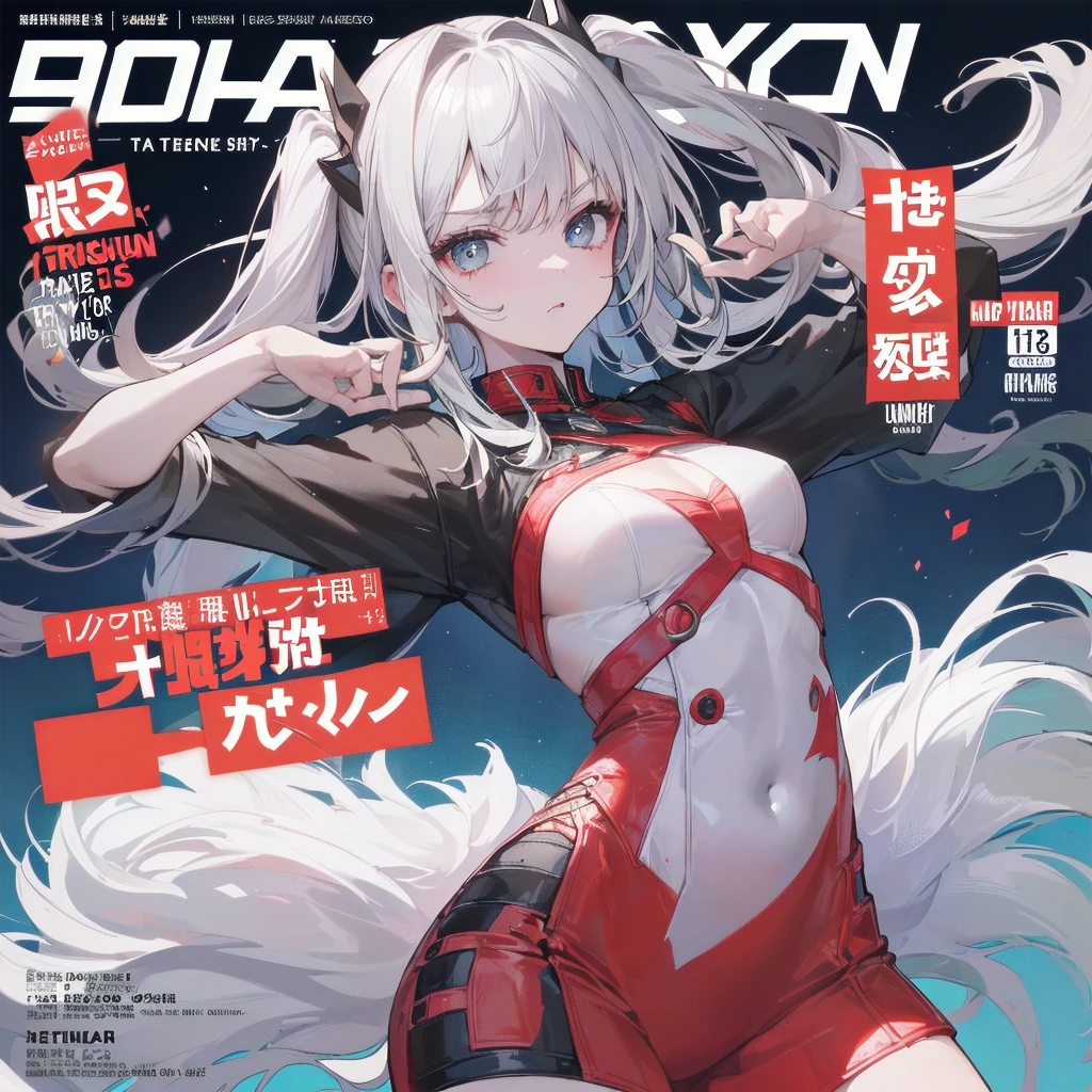 ((((dramatic))), (((Grainy))), (((intense))) film poster featuring a young platinum white hair woman as the central character. She stands have confidencely in the center of the poster, wearing a stylish and edgy Harajuku-inspired hip hop Costume, with a determined Performance on her face. The background is aesthetic atmospheric dark and Grainy, With danger and tension. The article is bold and to attract attention, with a Catchy tagline that adds to the overall feeling of drama and excitement. The color palette is mainly dark with splashes of Vibrant neon colors, giving the poster a dynamic and visually impressive appearance,tachi-e
(magazine:1.3), (cover-style:1.3), fashionable, woman, Vibrant, Costume, Sexy seductive poses, front, colorful, dynamic, background, element, have confidence, Performance, Holding, statement, accessories, Majestic, Coiled, The surrounding area, touch, scene, article, cover, bold, to attract attention, title, stylish, font, Catchy, Heading, big, impressive, Modern, trend, concentrated, fashion,