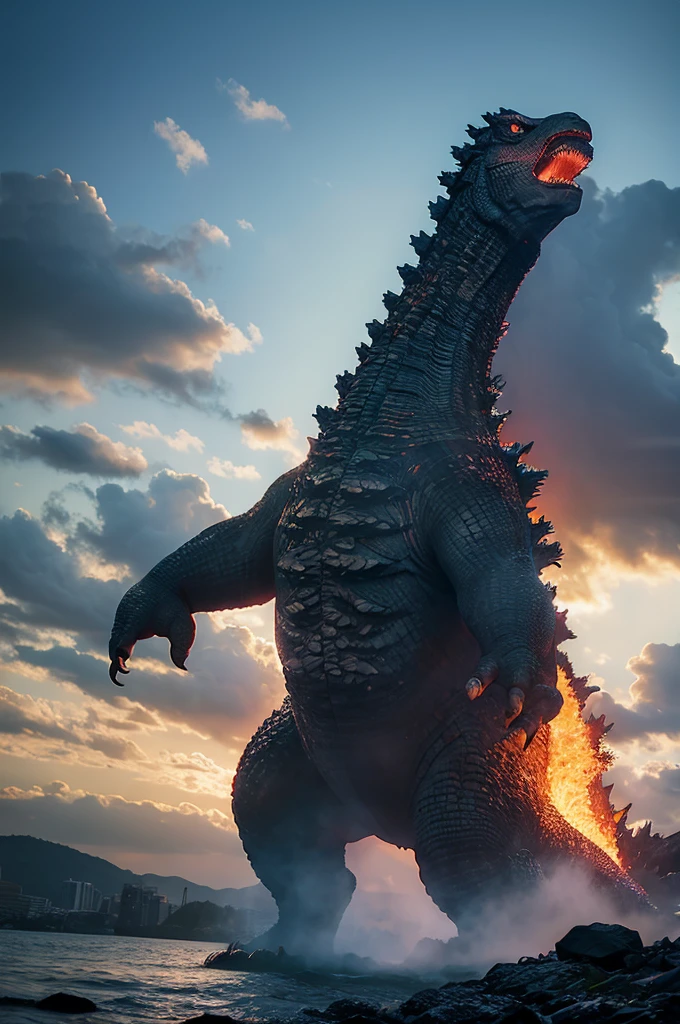 Realistic Giant Godzilla
