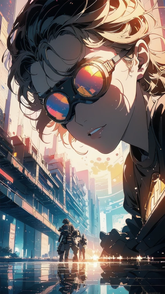 (((masterpiece, highest quality))),(((solo:1.2))),(((1girl:1.2))),(((32k wallpaper))),(very detailed, vintage science fiction),((((((geometric cinematic movie poster)))))), (bauhaus), shape,(((abstract))),(mid century modern),movie poster,(((((portfolio))))),(((((Close-up))))),(((((bust up))))),((((more various angle)))),(((ultimate highlight))),Vast landscape,((((complete. detailed face)))),(((Extremely talented))),(((most complecated machine))),(((text))),(((typography))),(((((best complicated machine))))),(((((genius mechanic))))),(((gorgeous light leak))),(((perfect detailed Infrared Goggles,thermography))),(((extreme reflection lens))),