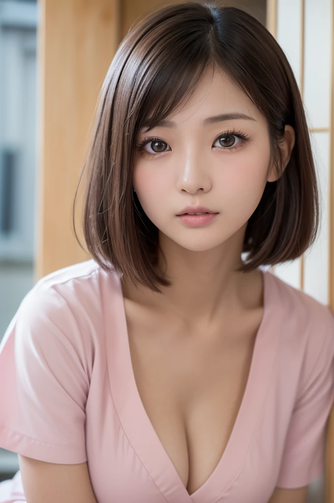 Anime girl in a bikini and a red and white top