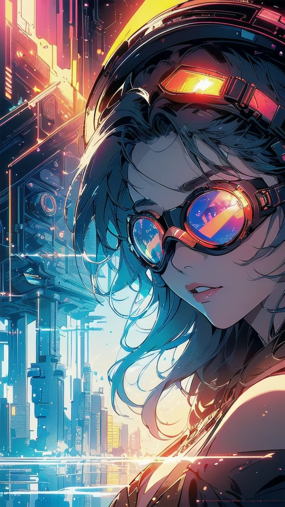 (((masterpiece, highest quality))),(((solo:1.2))),(((1girl:1.2))),(((32k wallpaper))),(very detailed, vintage science fiction),((((((geometric cinematic movie poster)))))), (bauhaus), shape,(((abstract))),(mid century modern),movie poster,(((((portfolio))))),(((((Close-up))))),(((((bust up))))),((((more various angle)))),(((ultimate highlight))),Vast landscape,((((complete. detailed face)))),(((Extremely talented))),(((most complecated machine))),(((text))),(((typography))),(((((best complicated machine))))),(((((genius mechanic))))),(((gorgeous light leak))),(((perfect detailed Infrared Goggles,thermography))),(((extreme reflection lens))),