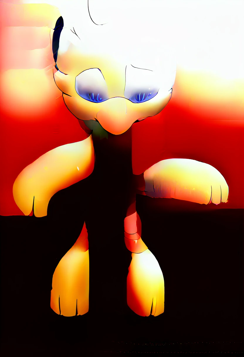 cute alligator girl, skinny, big head , aligator hands and feet and an aligator tail, cute but big aligator head with a semi short snout, sorta big anime eyes, no hair. real alligator standing on two legs