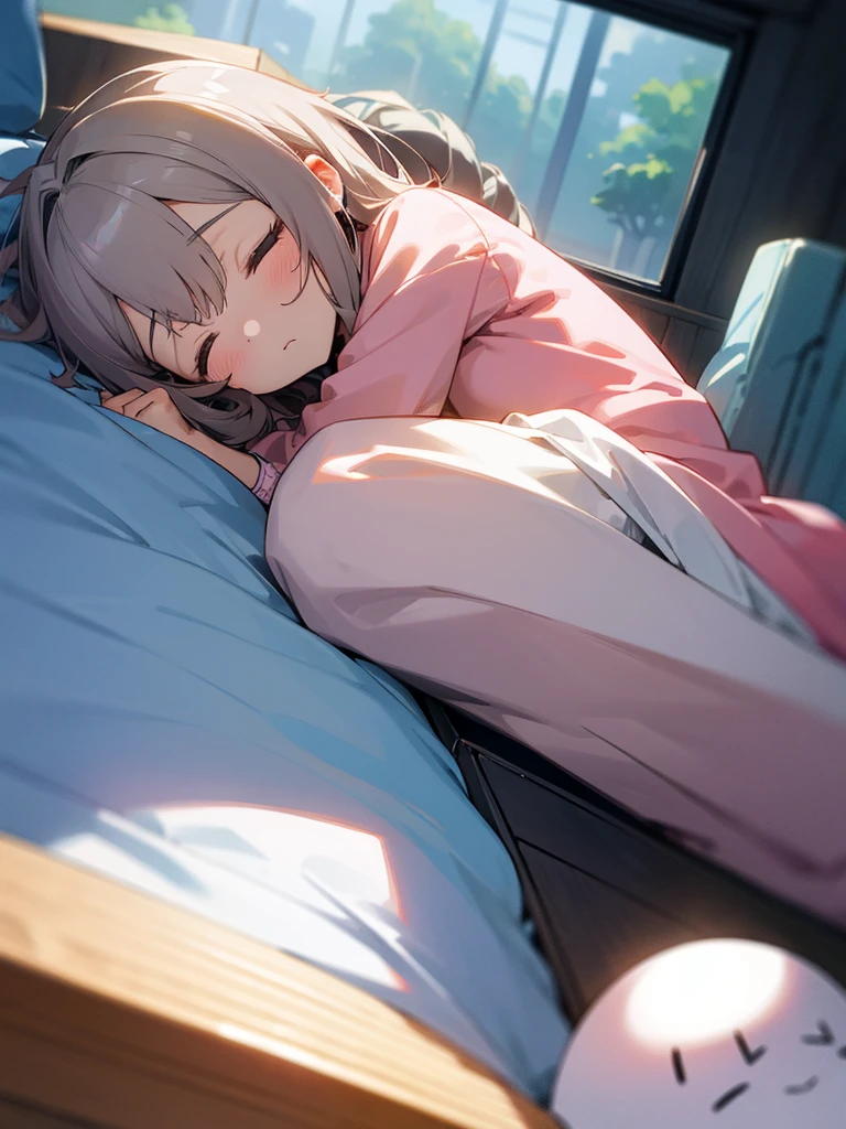 Pleasant rhythm、Balances the autonomic nervous system。Anime taste、A girl is sleeping、、afternoon nap、darknesoonlight