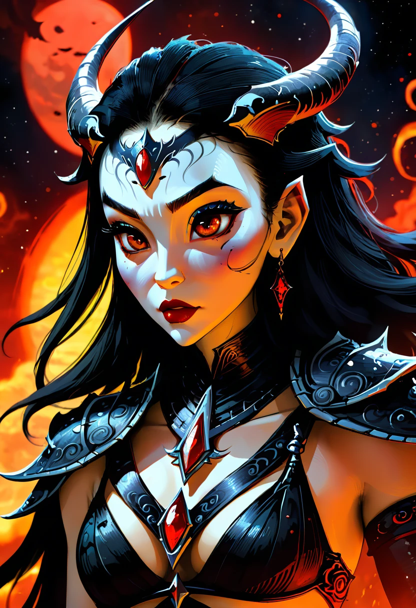 Slayer of Apep, Kiss Of Death, Elara, Legacy of the Red Sun, dark fantasy, 8k textures, intricate details --ar 2:3