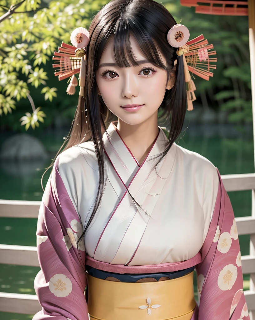 (Highest quality, 32k, High resolution, Masterpiece:1.5, ), marimo_jet, god々A photograph with brilliant dazzling and healing power., Evoking a sense of calm and elusive beauty, Expressing emotions, Have a rich imagination,Beautiful Japanese Girls, An exceptionally beautiful face, Small Face Beauty, Perfect Human Anatomy, Magical big eyes, Motherhood and generosity, Deep Love, fleeting smile, ((Shiny black hair:1.1)), ((Upset)), Asymmetrical bangs, Hair between the eyes, Transparent, soft white skin, Sharp eyebrows, Thin lashes, Natural Makeup, Cheek highlighter, Pale pink detailed lips, ((Traditional Japanese Kimono:1.5)), Professional Lighting, Professional photographer, Professional models, god秘的