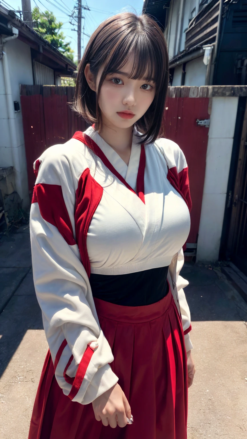 (absurdres:1.3), (highres:1.3), (ultra detailed:1.3),(1girl:1.3), (extremely detailed CG unity 8k wallpaper:1.3), (detailed skin texture, detailed cloth texture, detailed hair texture), (beautiful detailed face, supermodel, pale skin, realistic glistening skin), (RAW photo, best quality), (realistic, photo-realistic:1.4), masterpiece, extremely delicate and beautiful,Amazing, finely detail, extremely detailed CG unity 8k wallpaper, huge filesize, ultra-detailed, highres, absurdres, soft light,rim light, vibrant details, short bob hair, black hair color, Big Natural Color Lip, (perfect body shape), beautiful legs, BREAK (white and red theme:1.4), (fusion of (white kimono tops:1.2) and (red high-waisted maxi length skirt):1.4), (long sleeve:1.3), (kimono-collar:1.2), (red outlines on white kiomno:1.2), (white very short ankle socks:1.2), (Japanese clogs geta:1.2),
crying a little、Harajuku style、20 year old girl、cute type、lolita、open legs