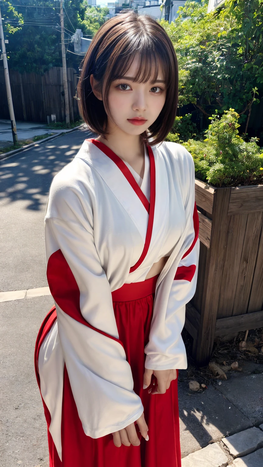 (absurdres:1.3), (highres:1.3), (ultra detailed:1.3),(1girl:1.3), (extremely detailed CG unity 8k wallpaper:1.3), (detailed skin texture, detailed cloth texture, detailed hair texture), (beautiful detailed face, supermodel, pale skin, realistic glistening skin), (RAW photo, best quality), (realistic, photo-realistic:1.4), masterpiece, extremely delicate and beautiful,Amazing, finely detail, extremely detailed CG unity 8k wallpaper, huge filesize, ultra-detailed, highres, absurdres, soft light,rim light, vibrant details, short bob hair, black hair color, Big Natural Color Lip, (perfect body shape), beautiful legs, BREAK (white and red theme:1.4), (fusion of (white kimono tops:1.2) and (red high-waisted maxi length skirt):1.4), (long sleeve:1.3), (kimono-collar:1.2), (red outlines on white kiomno:1.2), (white very short ankle socks:1.2), (Japanese clogs geta:1.2),
crying a little、Harajuku style、20 year old girl、cute type、ta、open legs
