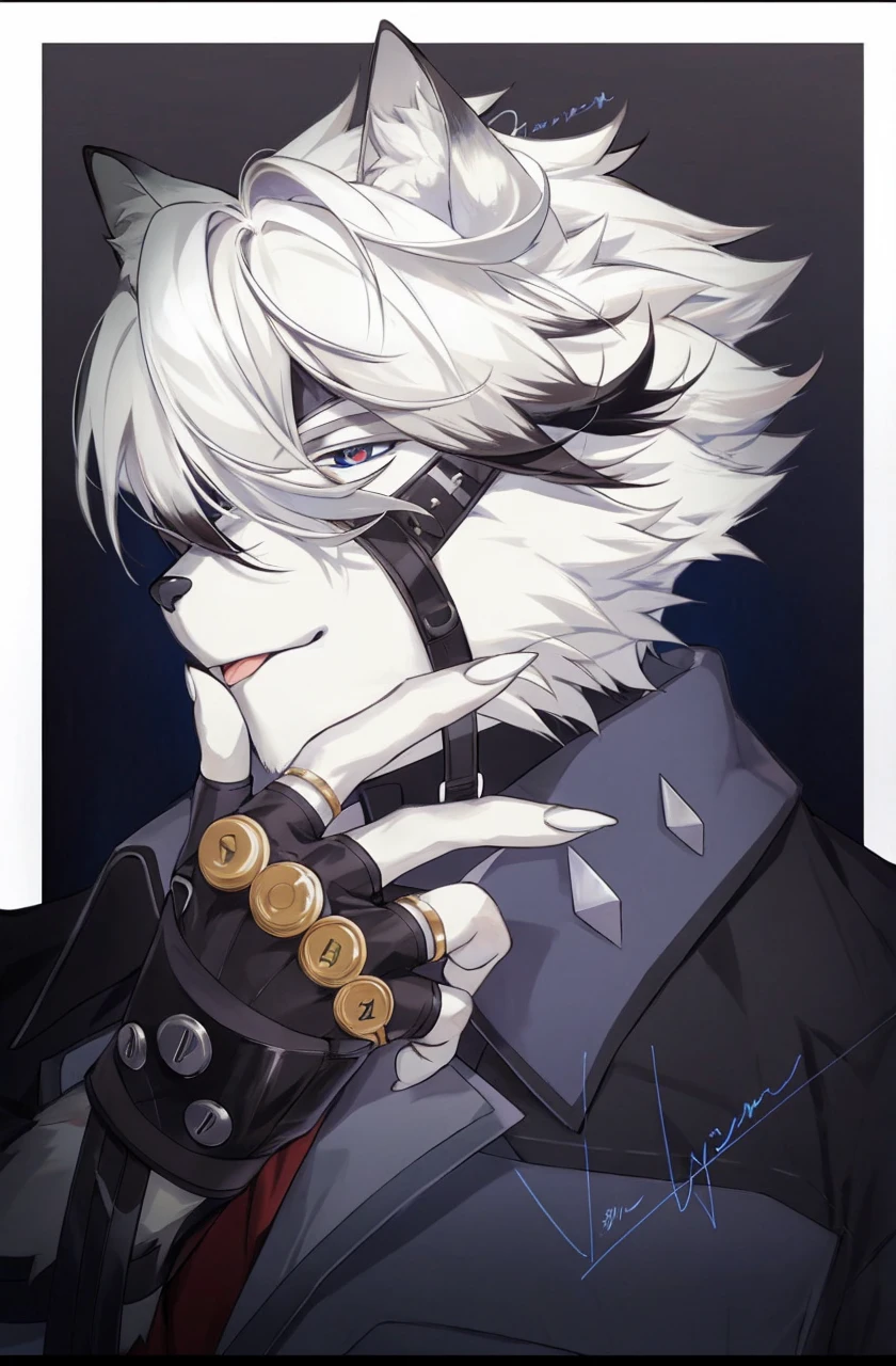 furry, male, anthro, (wolf Tail), Solo, Blue eyes, (Realistic eye details:1.2), (beautiful detailed eyes), anime character, there is a Wolf man with a sword and a cape on a cover of a magazine, anime cover, furry anthro magazine cover, magazine cover book with the title Deyfur, the barcode sign below, from arknights, high detailed official artwork, official artwork, arknights, ssss.Wolfman, hq artwork, best anime 4k konachan wallpaper, official artbook, illustration, official anime artwork, no type, anime style. 8k, 4k anime wallpaper, anime art wallpaper 8 k, 2 d art, 2d art, badass anime 8 k, by Yuumei, anime art wallpaper 4k, full body like, slim body, in a panoramic view, good looking