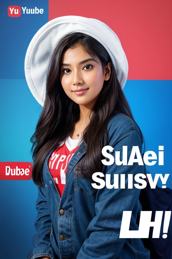 make a cover photo for youtube channel for Study live with Shub , having like as subscribe logo on it