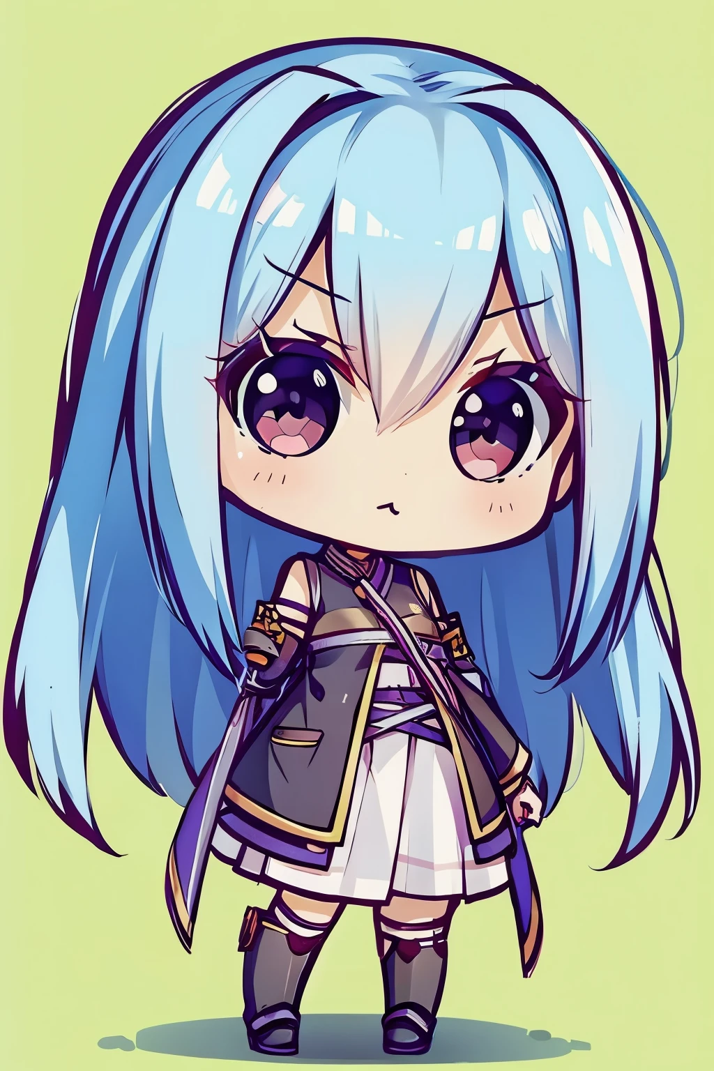 1girl、heavymetal、chibi