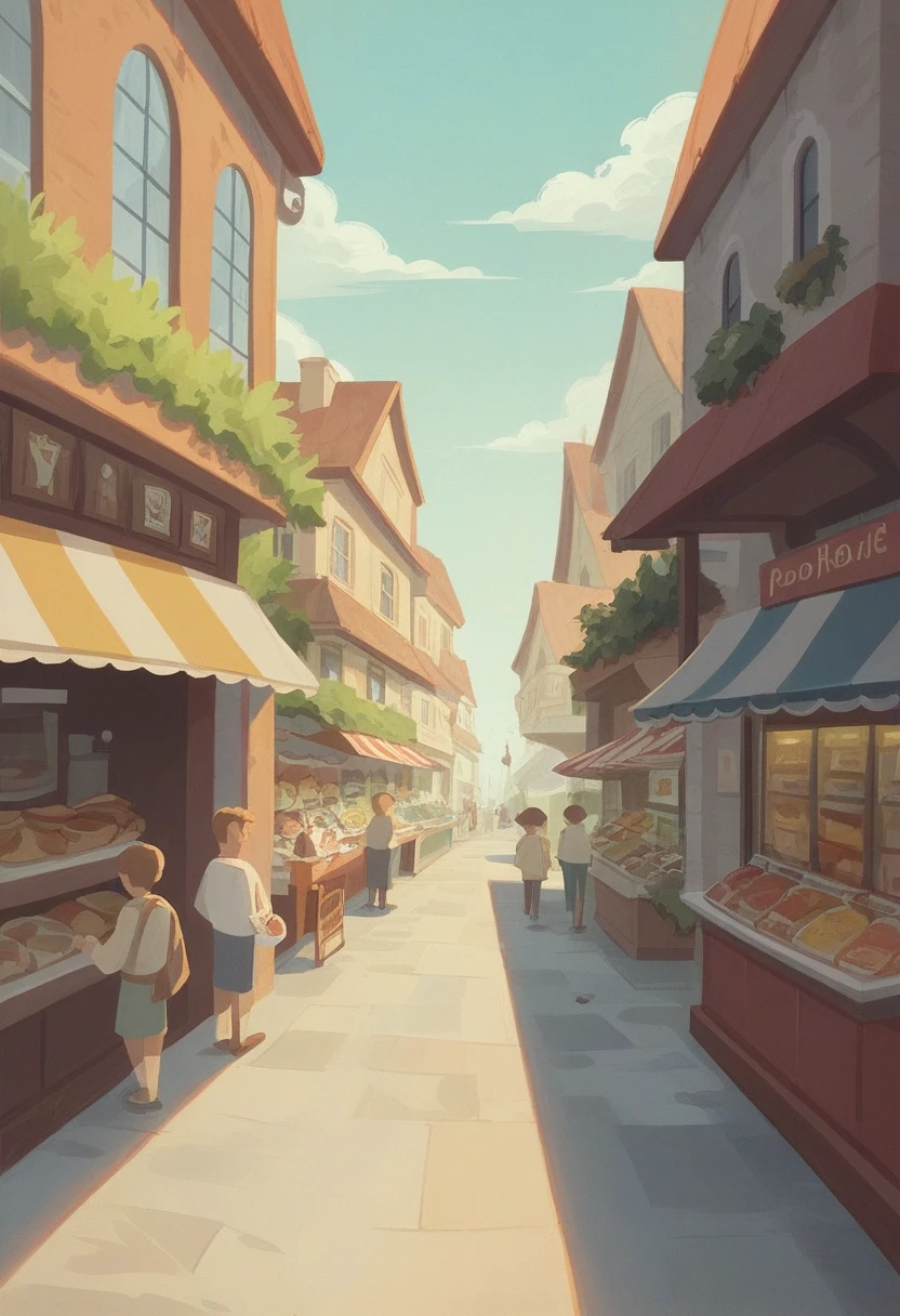 A fresco painting depicting modern American life in the style of Michelangelo, showing intricate details of everyday people going about their daily routines. Focus on the musculature and expressions of the subjects while capturing a slice of heartwarming, small town Americana reminiscent of Norman Rockwell. Include people shopping at a corner grocery store, kids playing ball in an empty lot, families sharing a Sunday dinner. Render the scene with Michelangelo's technical mastery of human anatomy and form, but imbue it with Rockwell's sentimental, nostalgic view of community and American values.