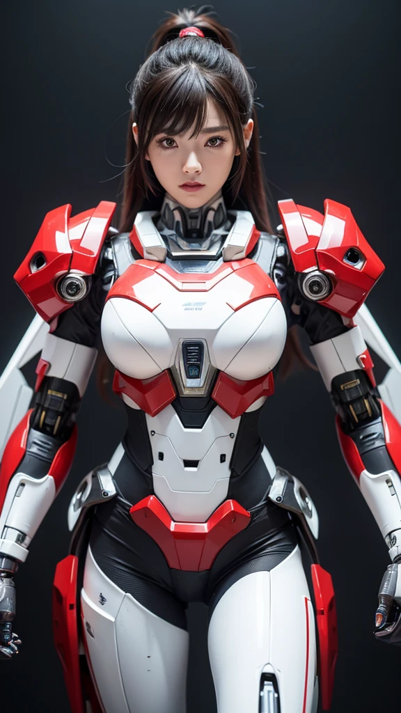 Textured skin, Super Detail, high details, High quality, Best Quality, hight resolution, 1080p, hard disk, Beautiful,(cyborgs),(Missiles from the chest),(Machine gun from both hands),beautiful cyborg woman,Mecha Cyborg Girl,Battle Mode,Girl with a Mecha Body,She wears a battle cyborg mech with a weapon,Fulll body Shot