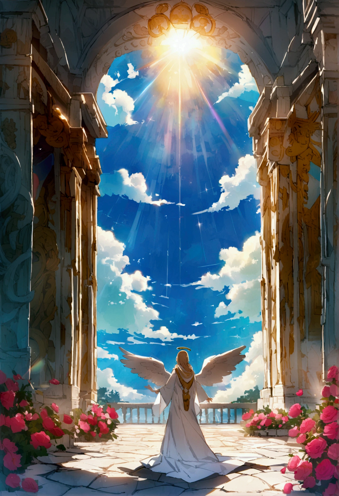 Bible、godの言葉、truth、Book、Angel、heaven、glory、The Kingdom of the Millennium、happiness、Shine、god、White robe、