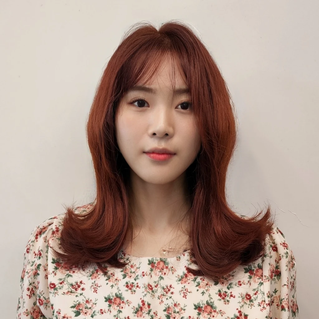 Best Quality, 8k, Masterpiece, (Portrait: 1.3), (photo realistic:1.4), (hyper realistic:1.4), Sharp Focus, looking at viewer, (smoother lighting:1.1), (increase cinematic lighting quality:0.9), realistic lighting, backlighting, light on face, ray trace, (brightening light:1.2), (Increase quality:1.4), sharp detail, (best quality real texture skin:1.4), finely detailed eyes, black_eyes, finely detailed face, 25 year old Korean woman