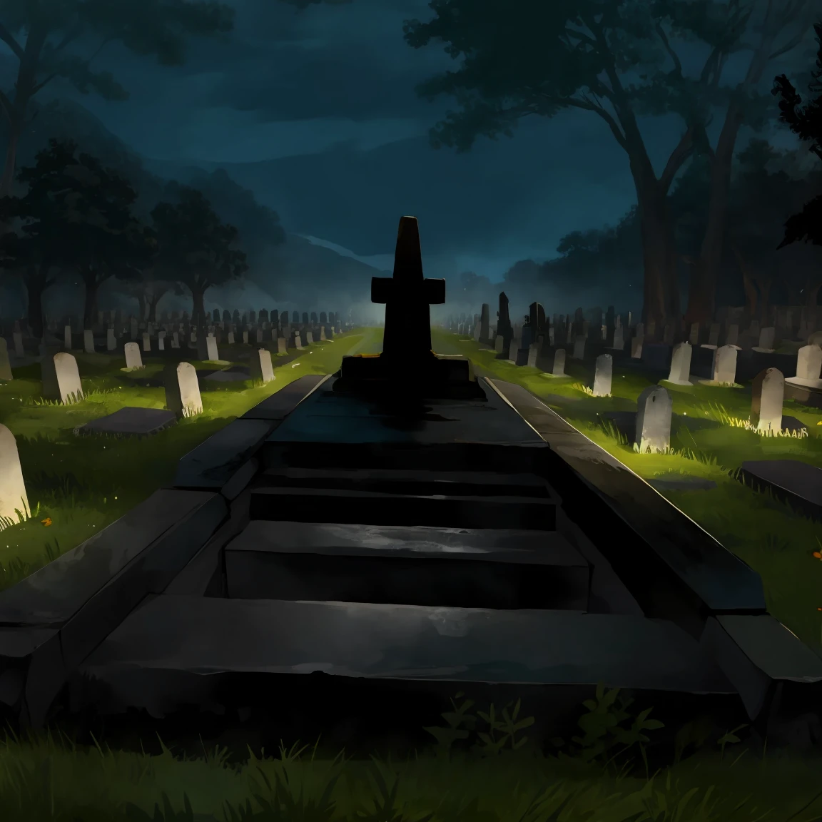  The graves of the warlords killed on the battlefield、Legend has it that it comes to life at night.。