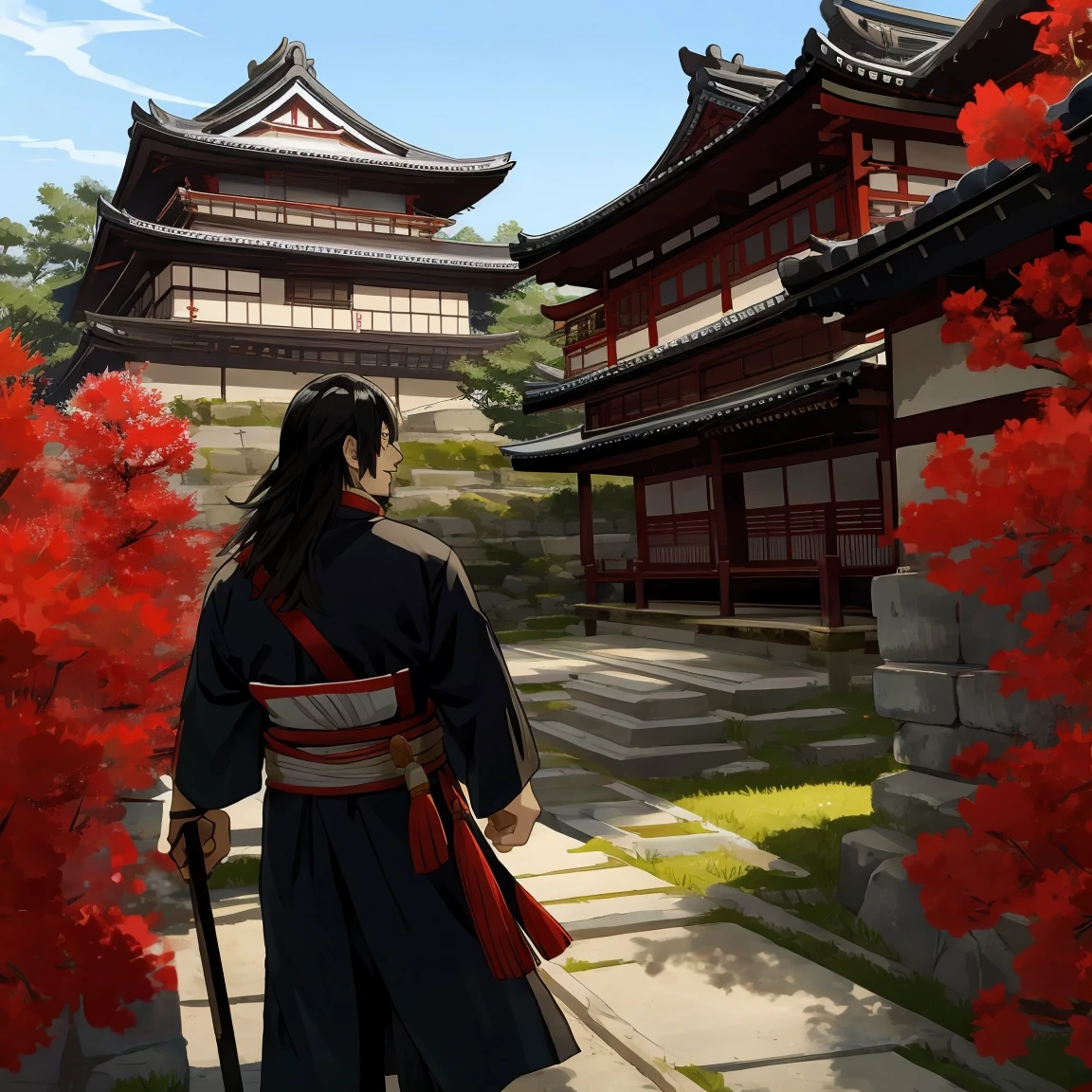 At the site of Kanegasaki Castle, built by Oda Nobunaga、Rumors of a vengeful spirit appearing。