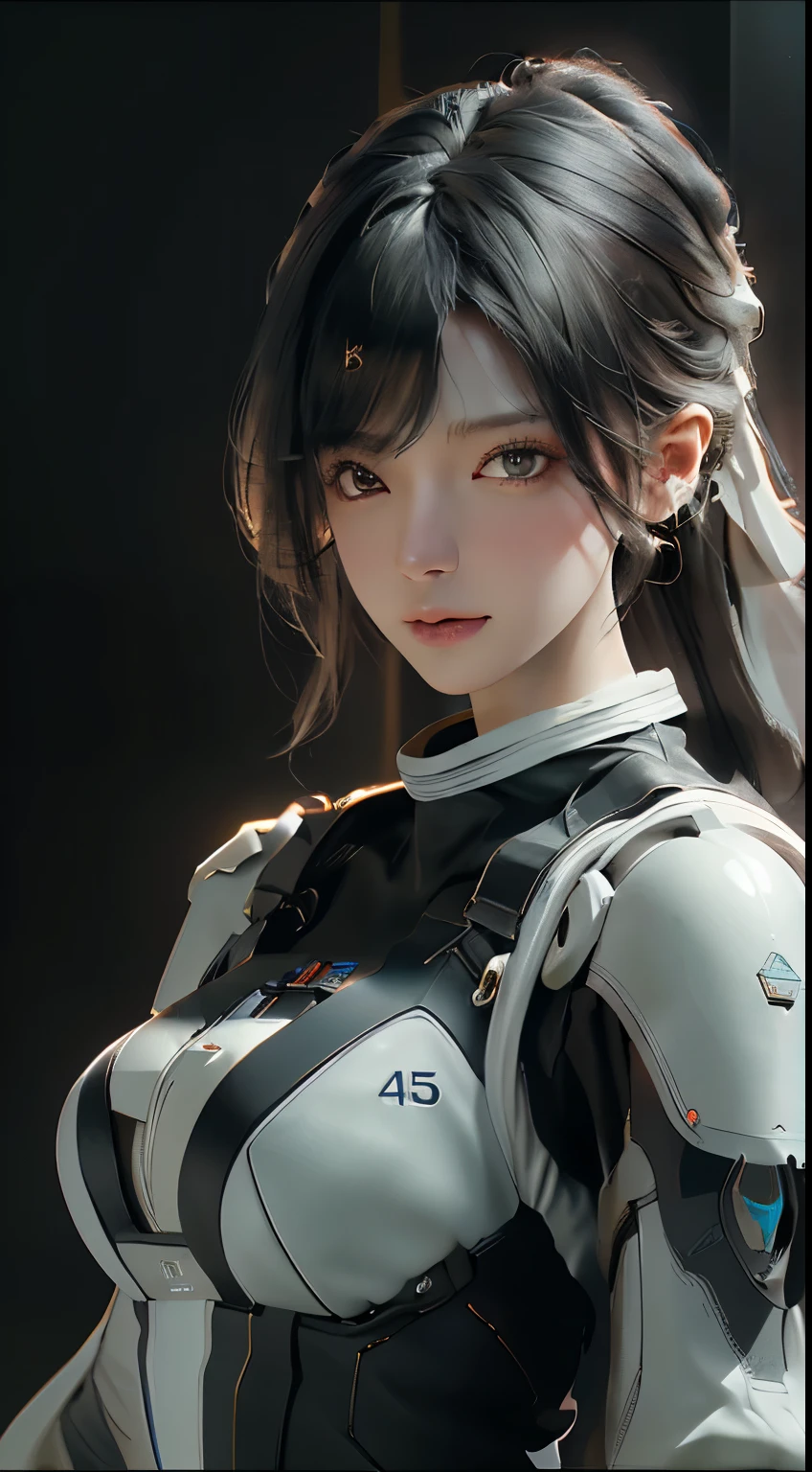 ((best quality)), ((masterpiece)), (detailed:1.4), 3D, Image of a beautiful cyberpunk woman,HDR (High Dynamic Range),Ray Tracing,NVIDIA RTX,Super Resolution,Unreal 5,Subsurface scattering,PBR Textures,Post-Processing,Anisotropic filtering,Depth of Field,Maximum clarity and clarity,Multi-layered textures,Albedo and specular reflectograms,Surface shading,Accurate simulation of the interaction between light and material,Perfect proportions,Octane Rendering,Two-color lighting,Large aperture,Low ISO,White Balance,Rule of Thirds,8K Native,