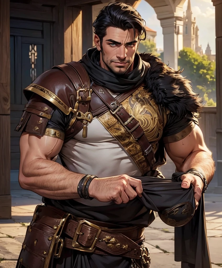 score_9, score_8_up, score_8,  (((Single character image.))) (((1boy))) (((Dressed in medieval fantasy attire.)))    (((Generate a darkly handsome male character for a fantasy setting.))) (((0 years old with youthful looks.))) (((Looks like the ideal vision of a sexy, handsome rugged male.)))colored, 1boy, fantasy warrior, fat cock, armor, best quality:1.0,hyperealistic:1.0,photorealistic:1.0,madly detailed CG unity 8k wallpaper:1.0,masterpiece:1.3,madly detailed photo:1.2, hyper-realistic lifelike texture:1.4, picture-perfect:1.0,8k, HQ,best quality:1.0, 