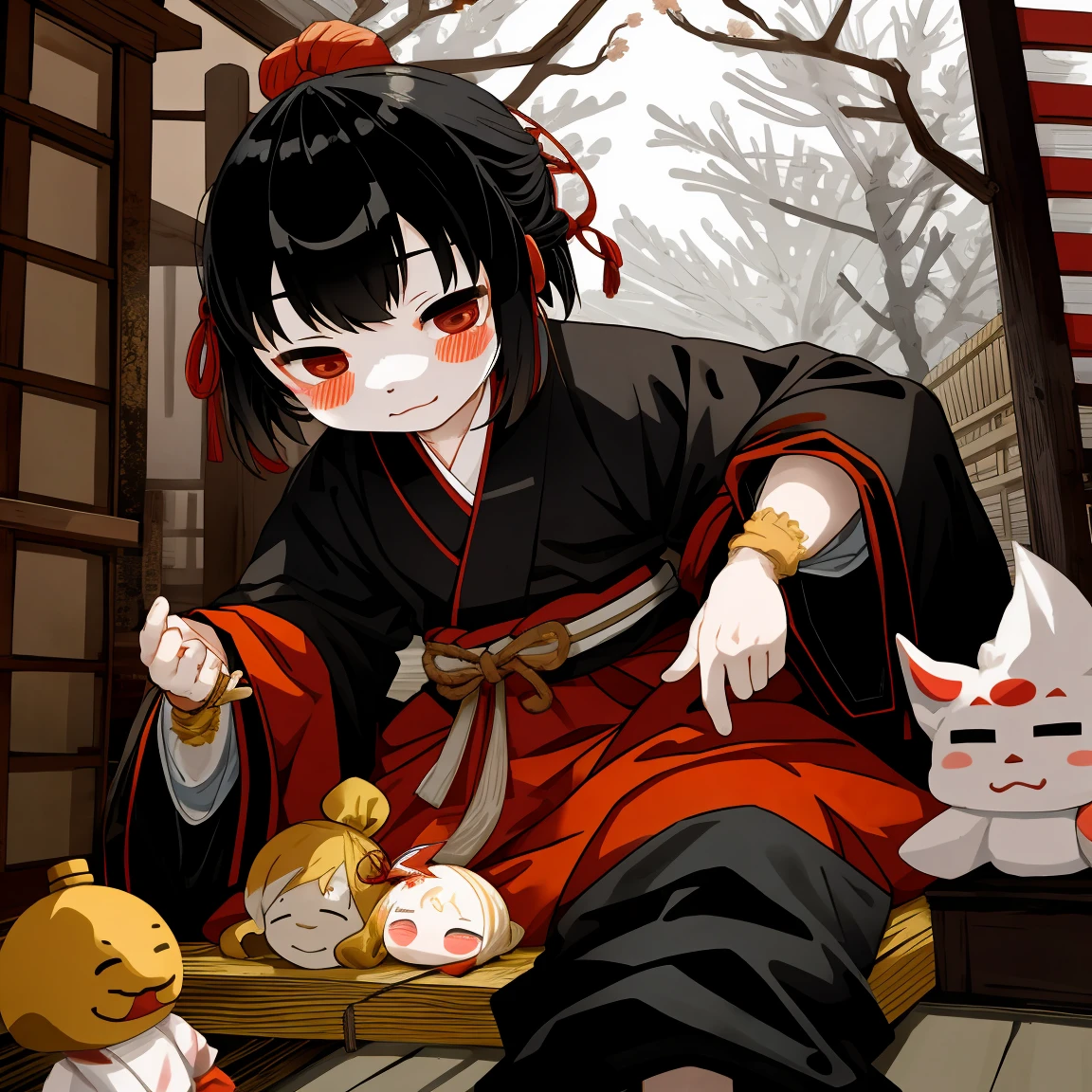 【Cursed Doll】(Kyoto, Kyoto Prefecture) - A doll said to be inhabited by a vengeful spirit from the Heian period、It is said to bring misfortune to its owner.。