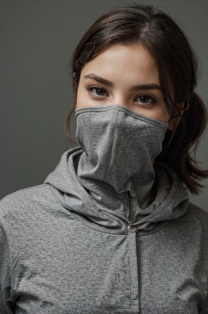 Solid gray background