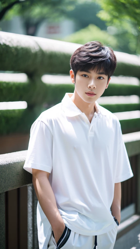 Asian alpha male in white shirt looking at camera, Shin Jinying, Kim Do-young, Paint Ulzzang, Shen Quanrui, korean men, Shin Jin Young's Aesthetics, faceเกาหลีที่น่ารัก, handsome young man'face, Jaeyong Nam, beautiful eyes、Kim Taejoon, Hyungtae, Inspiration from Jong Suk Lee, Avatar, Korean artist, Jung Jae Hyo
