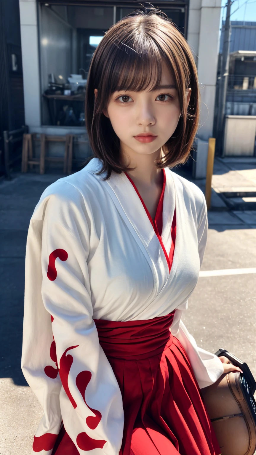 (absurdres:1.3), (highres:1.3), (ultra detailed:1.3),(1girl:1.3), (extremely detailed CG unity 8k wallpaper:1.3), (detailed skin texture, detailed cloth texture, detailed hair texture), (beautiful detailed face, supermodel, pale skin, realistic glistening skin), (RAW photo, best quality), (realistic, photo-realistic:1.4), masterpiece, extremely delicate and beautiful,Amazing, finely detail, extremely detailed CG unity 8k wallpaper, huge filesize, ultra-detailed, highres, absurdres, soft light,rim light, vibrant details, short bob hair, black hair color, Big Natural Color Lip, (perfect body shape), beautiful legs, BREAK (white and red theme:1.4), (fusion of (white kimono tops:1.2) and  (red high-waisted maxi length skirt):1.4), (long sleeve:1.3), (kimono-collar:1.2), (red outlines on white kiomno:1.2), (white very short ankle socks:1.2), (Japanese clogs geta:1.2),
 crying a little、Harajuku style、20 year old girl、cute type、lolita、open legs