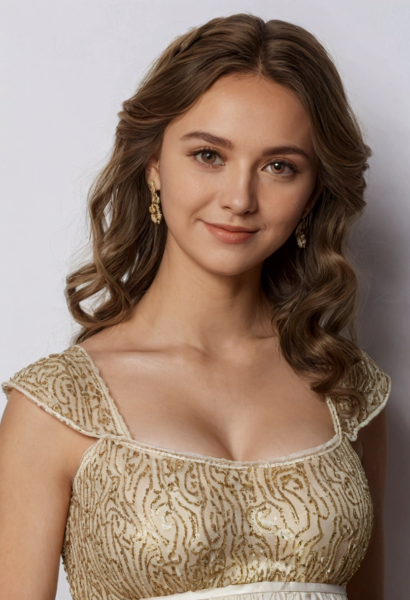 best quality, masterpiece, upper body,
(adult:1.6) hungarian woman, (smirk:0.4), arms behind head,
braided golden hair,
sparkling eyes,
victorian sundress,
floating light particles, centered, pregnant, big belly bump, large breasts.