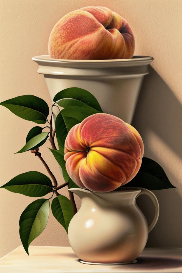 (masterpiece)), ((Highest quality:1.2)), Realistic peach
