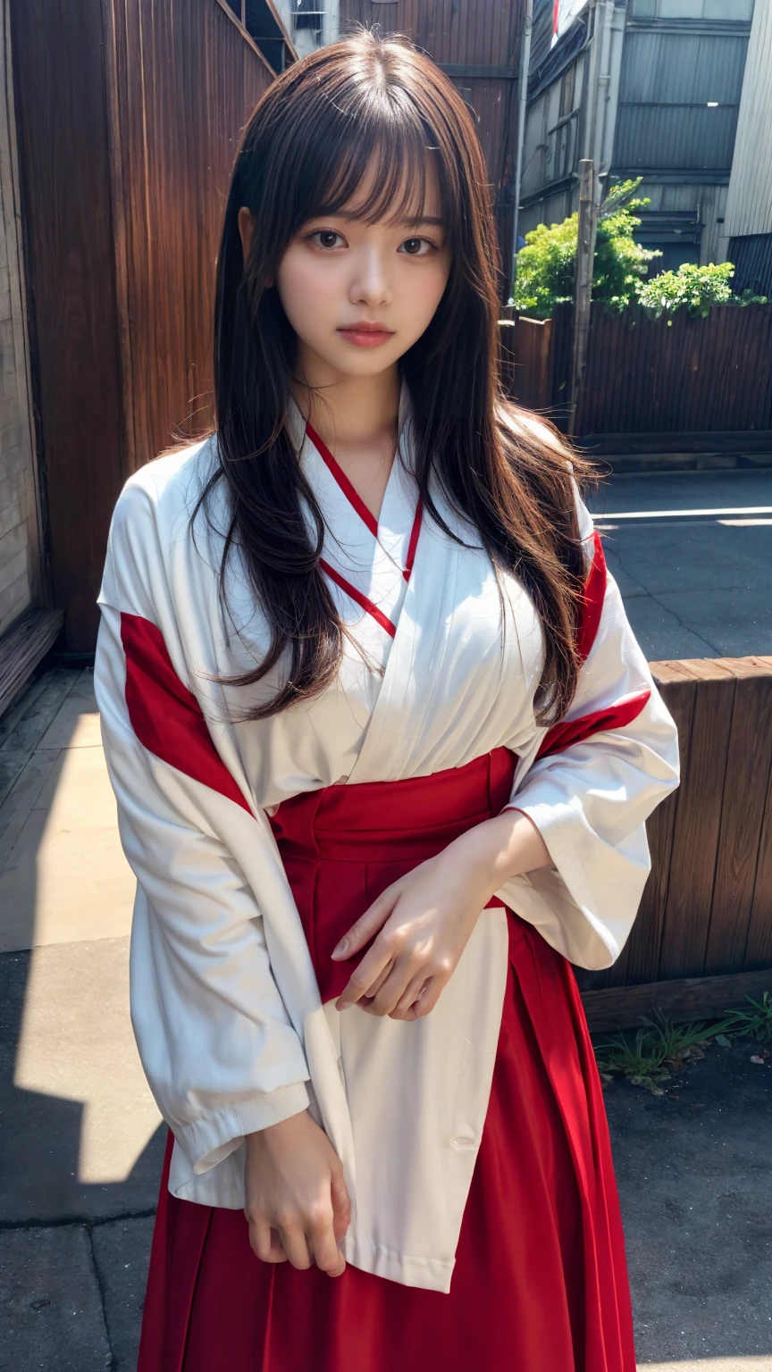 (absurdres:1.3), (highres:1.3), (ultra detailed:1.3),(1girl:1.3), (extremely detailed CG unity 8k wallpaper:1.3), (detailed skin texture, detailed cloth texture, detailed hair texture), (beautiful detailed face, supermodel, pale skin, realistic glistening skin), (RAW photo, best quality), (realistic, photo-realistic:1.4), masterpiece, extremely delicate and beautiful,Amazing, finely detail, extremely detailed CG unity 8k wallpaper, huge filesize, ultra-detailed, highres, absurdres, soft light,rim light, vibrant details, short bob hair, black hair color, Big Natural Color Lip, (perfect body shape), beautiful legs, BREAK (white and red theme:1.4), (fusion of (white kimono tops:1.2) and (red high-waisted maxi length skirt):1.4), (long sleeve:1.3), (kimono-collar:1.2), (red outlines on white kiomno:1.2), (white very short ankle socks:1.2), (Japanese clogs geta:1.2),
crying a little、Harajuku style、20 year old girl、cute type、ta、open legs