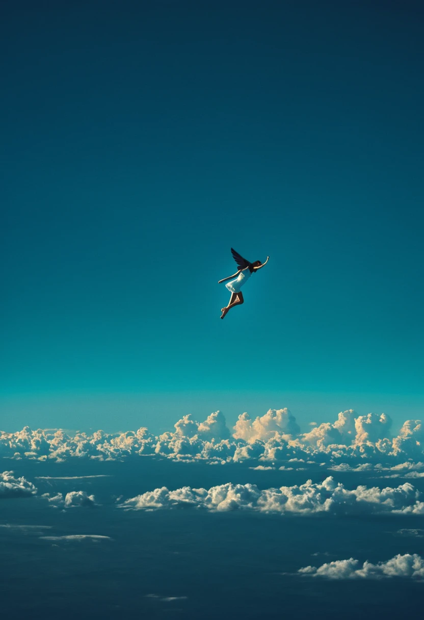 human flying in a dream