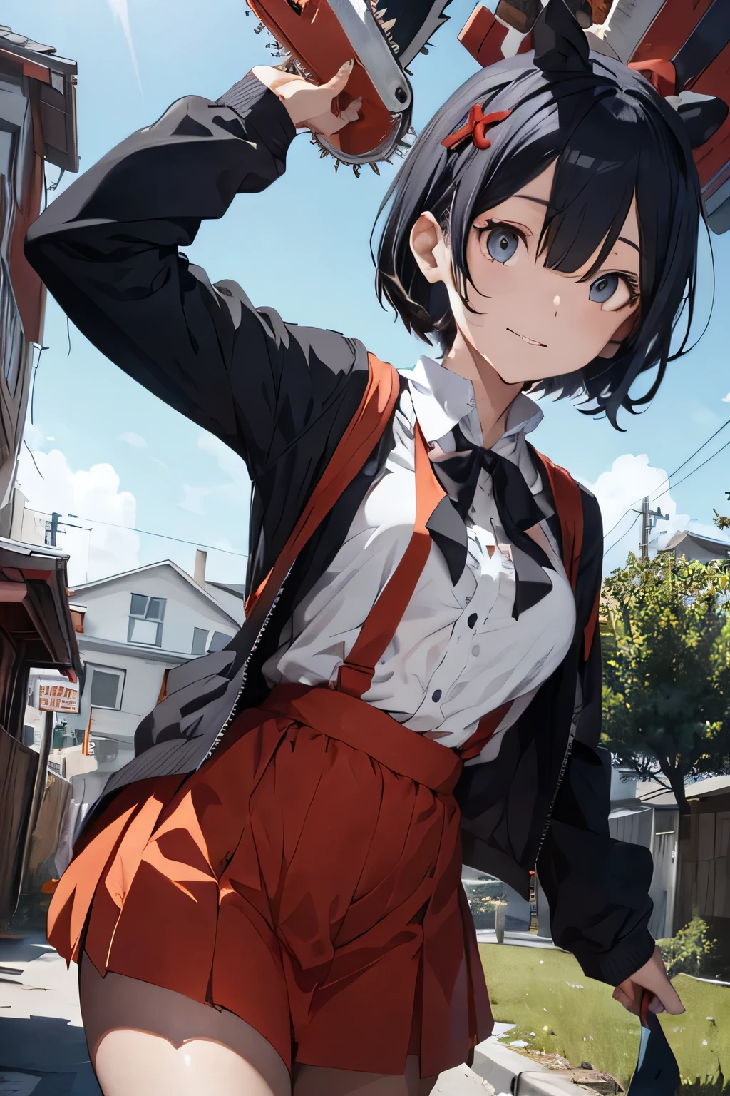Rezero rem as chainsaw man Makima clothes