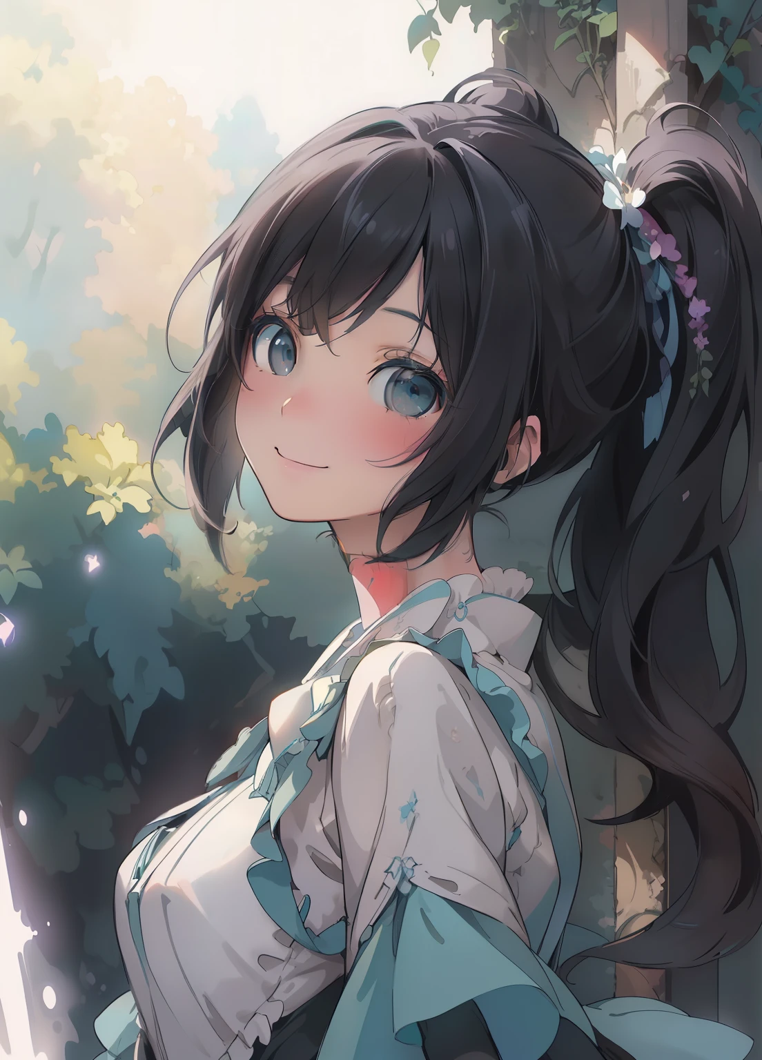 (masterpiece、最high quality、最high quality、Official Art、Beautiful and beautiful:1.2)、(One girl:1.3)Hatsune Miku、Twin tails,Beautiful breasts,Beautiful Latino Woman, whole body, View your viewers, Symmetric, smile, Spiritual Awakening, Intricate details,
Cosmic, ether, Mysterious, Complex Environment, Brush strokes, Lighting light,
Greg Rutkowski, Rad, Beep, Makoto Shinkai, Lois van Baarle, Ilya Kuvshinov, Lost Draw, Tom Bagshaw, Alphonse Mucha,
masterpiece, Ultra-high resolution, high quality,