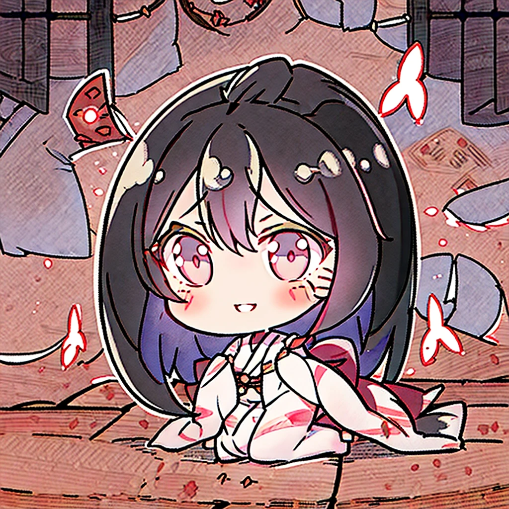 (Highest quality, 32k, High resolution, Masterpiece:1.5, ), Anime Style, god々Anime illustrations with a dazzling and healing power, Evoking a sense of calm and elusive beauty, Expressing emotions, Have a rich imagination,Beautiful Japanese Girls, An exceptionally beautiful face, Small Face Beauty, Perfect Human Anatomy, Magical big eyes, Motherhood and generosity, Deep Love, fleeting smile, ((Shiny black hair:1.1)), ((Upset)), Asymmetrical bangs, Hair between the eyes, Transparent, soft white skin, Sharp eyebrows, Thin lashes, Natural Makeup, Cheek highlighter, Pale pink detailed lips, ((Traditional Japanese Kimono:1.5)), Professional Lighting, Professional photographer, Professional models, god秘的