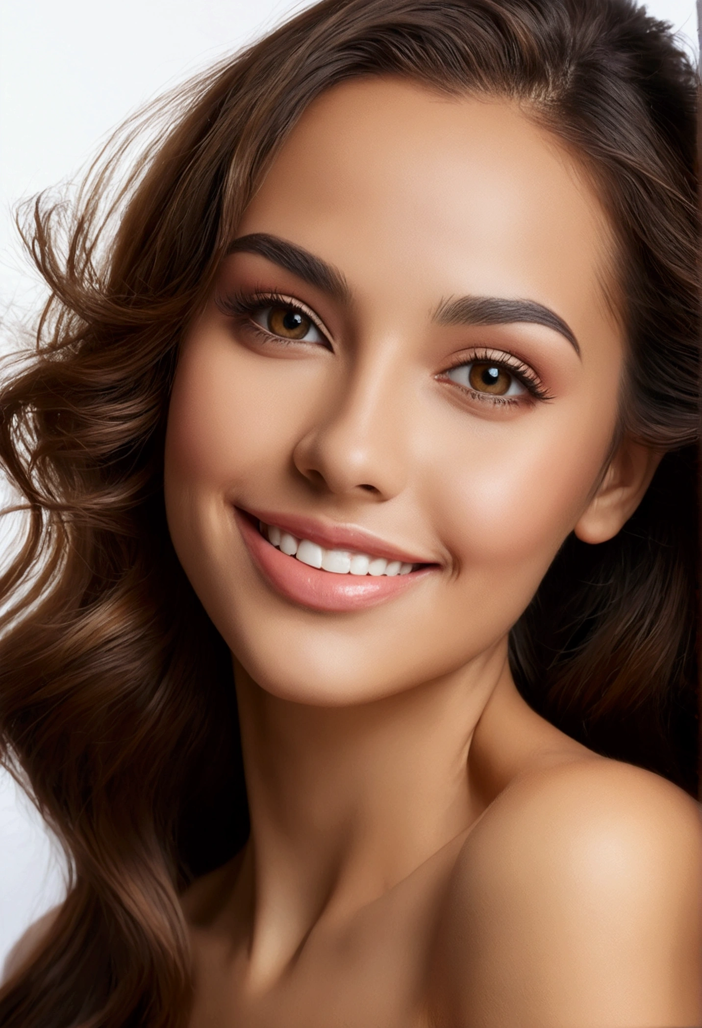 Belle jeune femme latine, (portrait réaliste:1.2), (photographie de haute qualité), yeux expressifs, sourire charmeur, peau bronzée, longs cheveux ondulés, maquillage naturel, éclairage cinématographique doux, arrière-plan flou, (détails du visage:1.3), (expression chaleureuse et accueillante), (beauté naturelle:1.4), soulève sa jupe,