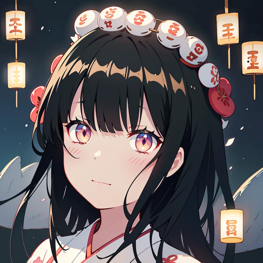 Official art using high quality hand-drawn watercolor sketch techniques. (Highest quality, 32k, High resolution, Masterpiece:1.5, ), god々It has a brilliant and healing power., Evoking a sense of calm and elusive beauty, Expressing emotions, Have a rich imagination,Beautiful Japanese Girls, An exceptionally beautiful face, Small Face Beauty, Perfect Human Anatomy, Magical big eyes, Motherhood and generosity, Deep Love, fleeting smile, ((Shiny black hair:1.1)), ((Upset)), Asymmetrical bangs, Hair between the eyes, Transparent, soft white skin, Sharp eyebrows, Thin lashes, Natural Makeup, Cheek highlighter, Pale pink detailed lips, ((Traditional Japanese Kimono:1.5))