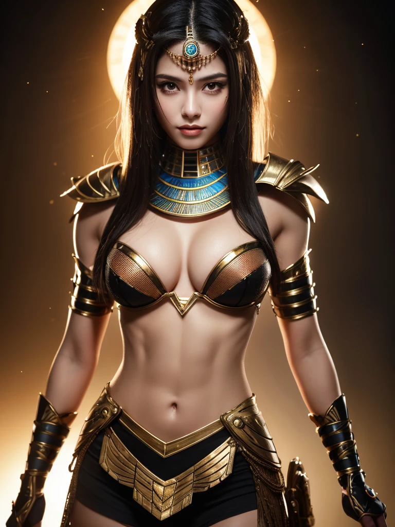 8k,非常にbig胸を持つEgyptian women戦士,so beautiful(Like the real thing),黒い非常にbig胸部装甲,Realistic Skin,Luxury black pants,big, Long black spear,Red and white tattoos all over the body(Big body),sexy,Muscular and slim body,Toned Abs,black shoulder pad,Black waist armor,Black leg armor,masterpiece,Highest qualityのフォトリアリスティックなRAW写真。Bright colors,Rich colors, Backlight, Cinema Lighting, Film Grain, to be born, 50mm lens, Nikon D850,Realistic Skin,Fantasy art,Character Art,Ultra-high resolution,desert, Ultra-high resolution,Surreal,Egyptian Goddess,Dynamic pose,Action Scenes,Fighting Pose,A wonderful work of art、((Kyoto Panel Style))、Wind effects:1.9、Cloud Effect:1.2、Full Rendering、Encaustic painting、Unreal Engine、Beautiful armor patterns and decorations,Surreal,Armor details,Ultra-high resolution,Professional quality high resolution、Perfect contrast、Perfect lighting、Perfect composition、Perfect Skin、Perfect Fingers、Perfect breasts、Perfect Hair、Perfect Face、Realistic facial features,Highest quality,Slim figure,Perfect body line,Perfect hand shape,Anatomical Body Balance,Highly detailed face,Highly detailed eyes,Beautiful Lips,Excellent light particles,Cinema Lighting,compensate,Ultra-high resolution,超Realistic Skin,sexyな女性のクローズアップ,Dynamic pose,Hard and strong abdominal muscles,Brown Skin,Egyptian women,