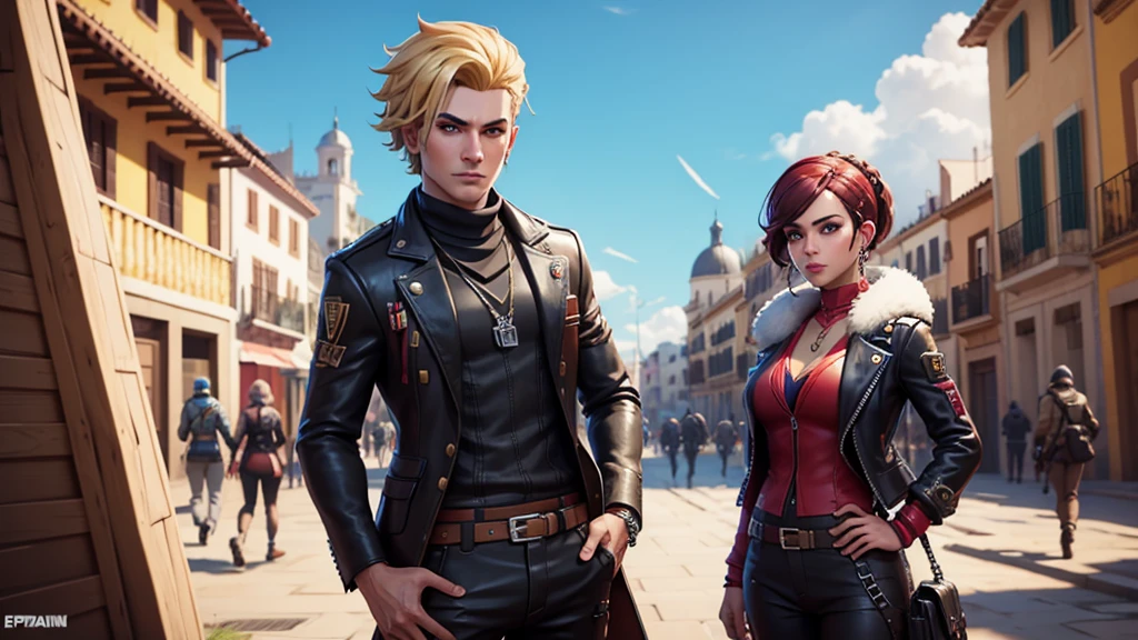 create stylish fortnite character for spain