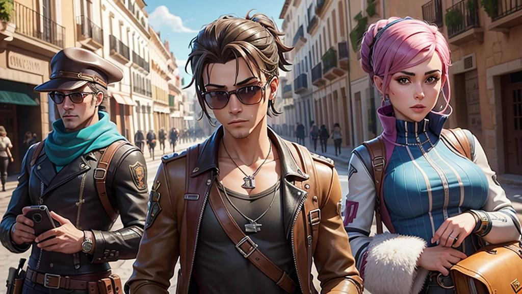 create stylish fortnite character for spain