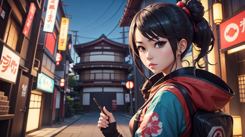 create stylish japanese fortnite character for japan