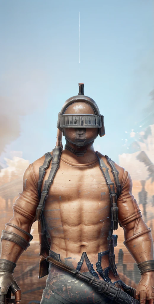 (masterpiece, intricately detailed, highest resolution, best quality:1.2), (the champion from PUBG: 1.6),(doujin), a cocky old Indian pajeet,a 66 y.o muscle stud with a muscular physique sitting on a chair with black eyes,dark-skinned male, wearing a ((open jacket, chav, ornaments, armor, armbands)), (excessive cum), (cum on body), (cum drip), flaccid penis,saggy balls,hairy chest,vascular,muscle striations,soft light,fantastic realism, beard2alpha