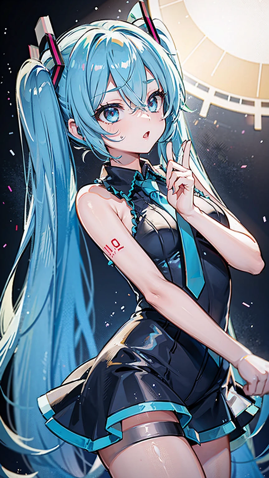 Hatsune Miku performing homa