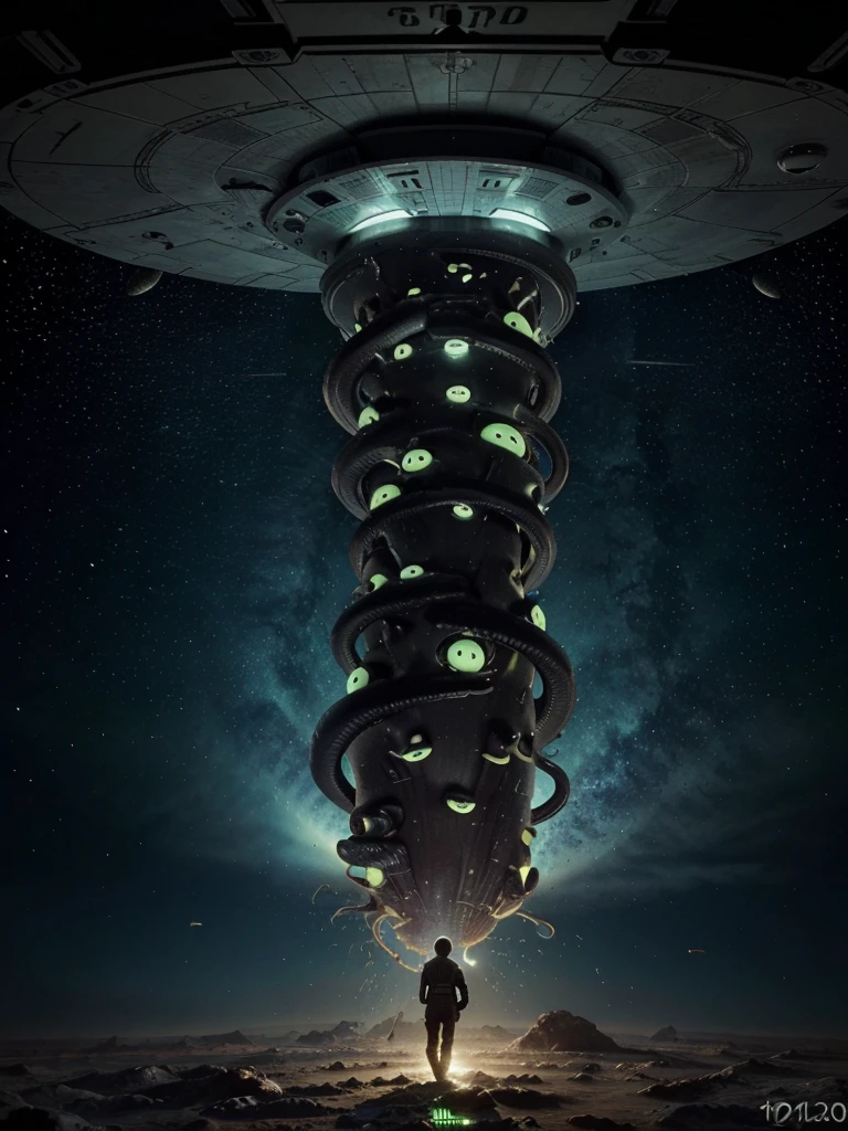 Aliens with tentacles are invading planet Earth, which secrete mucus, causing a person to increase dopamine by 200 percent., Imagine, as it will be, They inject dopamine into a person and run after him, And some people become slaves to their dopamine, become addicted