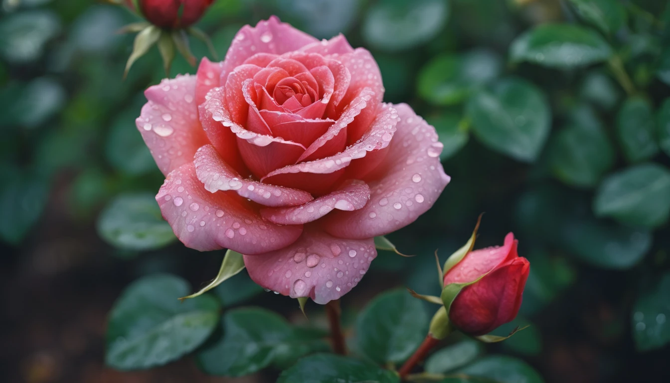 Many colorful rose flowers in the garden and sunlight with bokeh, dew drops on flower petals,automatic optional scene, defocused background creating a bokeh effect, nature's palette in full display, natural light, ultra fine details, ,Shot with Canon 35mm lens, photo of a rose, taken with a pentax k1000, Shot with Pentax 1000, Two 5-mm ports, Shot at Kodak Portra, Rose Twinings, Red Rose, 35mm shot