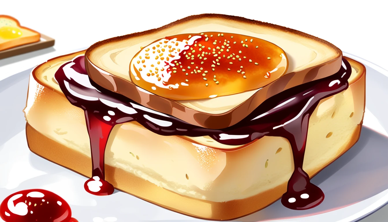 food，Thick toast，蒜香口味的Thick toast，Jam toast，foodfocus，high quality，no eggs