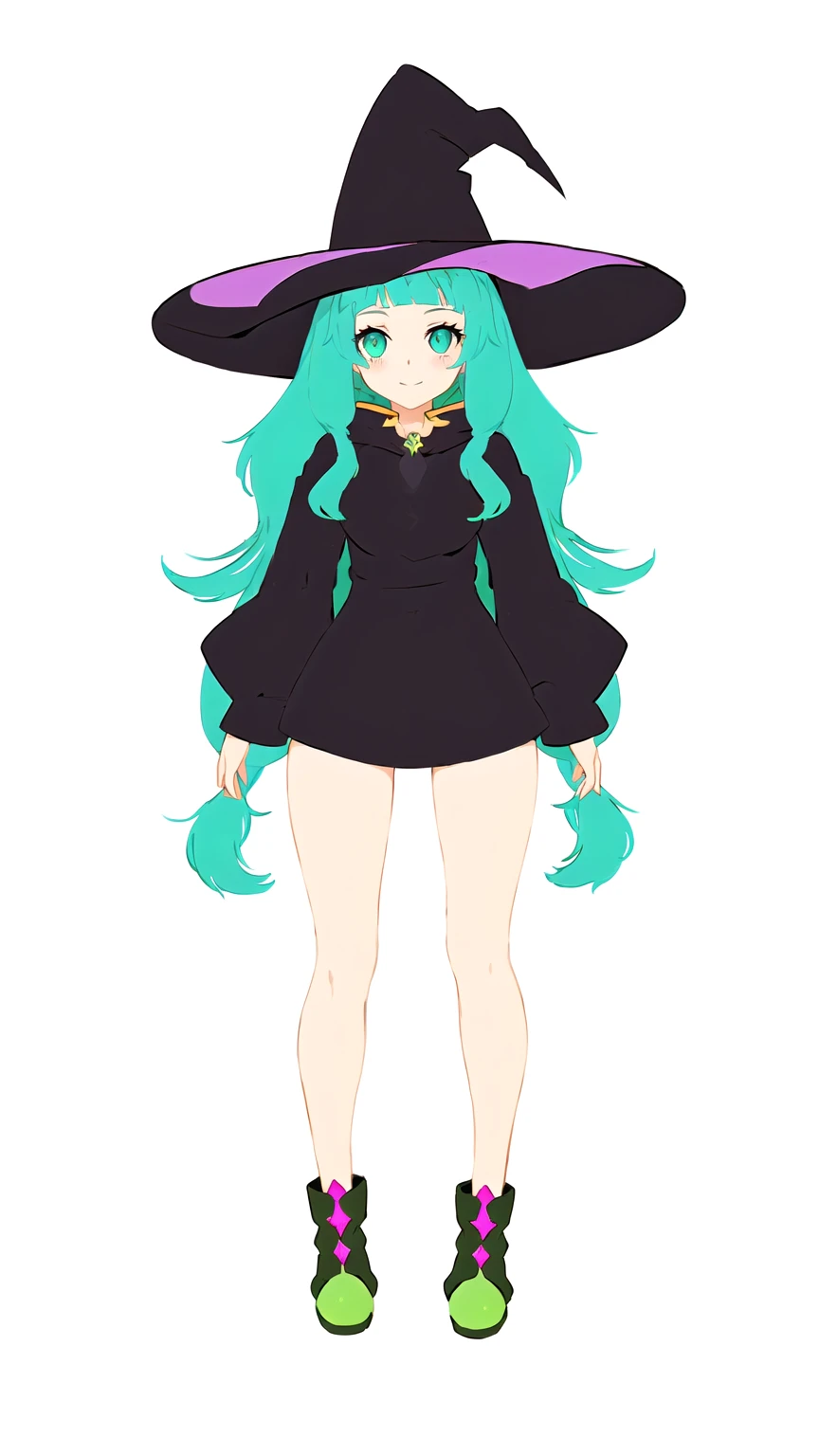 a close up of a cartoon character wearing a witch hat, full body adoptable, anime full body illustration, character adoptable, witch girl, dark witch character, astral witch clothes, full body portrait of a short!, flat anime style, fullbody commission for, full body with costume, dark sorceress fullbody pose, single character full body, flirty anime witch casting magic.a cartoon girl in a witch costume with a hat and boots, witch girl, astral witch clothes, flirty anime witch casting magic, bright witch, full body character design, witchcore clothes, witch academia, anime full body illustration, anime character design, dark witch character, mechanized witch girl, witch clothes, , anime in fantasy style. style color is watercolor . full shading and lighting
