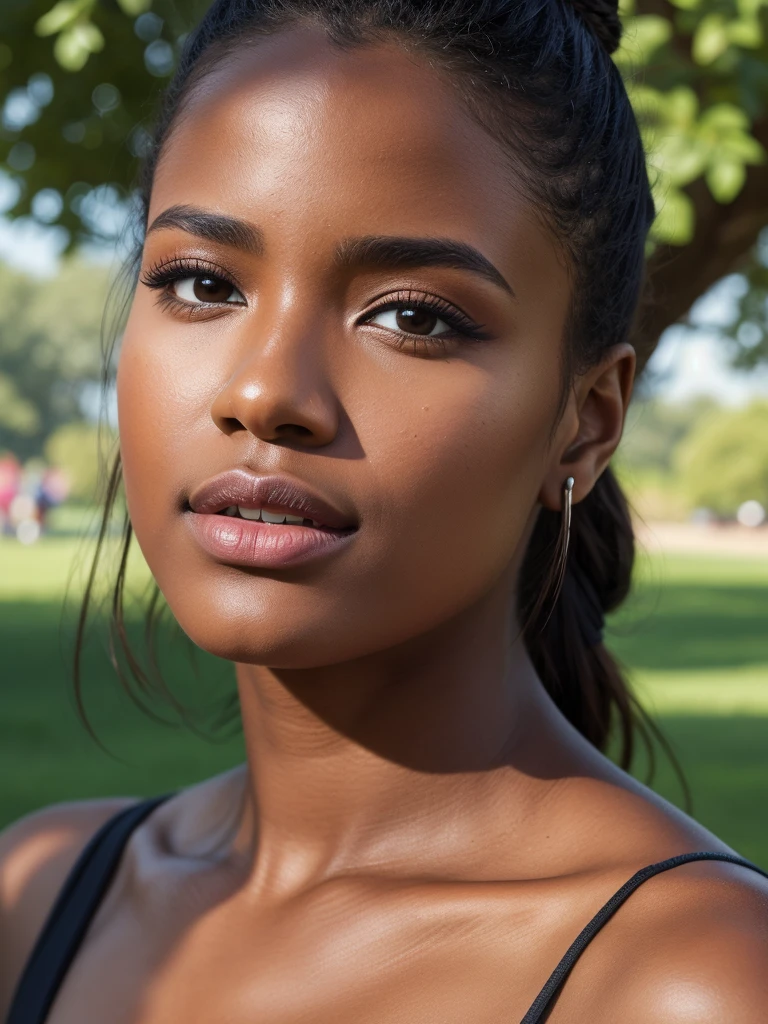 a in the park, super detail, best quality, UHD, textured skin, high details, 16k