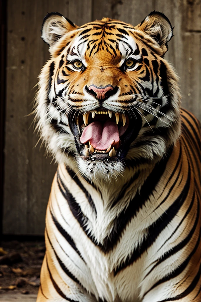 saber toothed tiger in big tooth