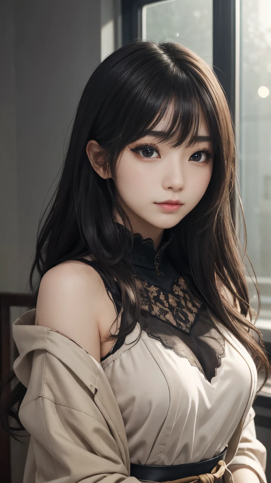 (最高qualityのディテール)、Realistic、8K Ultra HD、High resolution、(One Girl:1.2),(Fatal Beauty,Attractive beauty) ,(A supple and powerful physique),(Sensual charm),(Mysterious charm:1.1),(Captivating silhouette),The 超detailedな、高qualityのテクスチャ、Intricate details、detailed、非常にdetailedなCG、高qualityの影、detailed 美しく繊細な顔、detailed 美しく繊細な目、Written boundary depth、Ray Tracing、20th Generation、Cute K-Pop Girls、(The Face of Ulzan in Korea)、Thin face、(Urzan-6500-v1.1:0.6)、PurerosFace_v1、Glowing Eyes、Perfect body、 Viewer Display、(最高qualityのディテール:1.2)、Realistic、8K Ultra HD、High resolution、Woman close up， realistic girl rendering, 8k artistic german bokeh, Enchanting girl, Real Girls, Gurwitz, Gurwitz-style artwork, Girl Roleplay, Realistic 3D style, cgstation Popular Topics,, 8K Portrait Rendering,（truth，truth：1.4），(Sparkling eyes girl:1.2)、The 超detailedな、高qualityのテクスチャ、Intricate details、detailed、非常にdetailedなCG、高qualityの影、detailed 美しく繊細な顔、detailed 美しく繊細な目、Written boundary depth、Ray Tracing、20th Generation、Cute K-Pop Girls、(The Face of Ulzan in Korea)、Thin face、(Urzan-6500-v1.1:0.6)、cheek、Glossy Lips、、High resolution, Best image quality, 最高quality, Realistic, 超detailedな, Photo Real, 4K 8K Ultra HD Full Color RAW Photos, Fujifilm(Medium format), Hasselblad, Carl Zeiss, Incredible dynamic range photography(utility_art：Smooth-768:1.1),High resolution, High pixel count, 明確なdetailed, Clear images, Natural color reproduction, Noise Reduction, High fidelity, quality, Software Improvements, Upscaling, Optimized Algorithms, Professional-level retouching,

1. Oversized coat:

The coat is、Choose an oversized design that covers from shoulders to knees.。Color is classic navy or black、or warm khaki or beige, wait.、Choose colors that match the season。
2. Knitted sweater or turtleneck:

To protect yourself from the cold、Knitted sweater or turtleneckを選択してください。Match the texture and color of the knit to the coat.。
3. Wide leg pants:

For pants, Choose a wide-leg design、Combines ease of movement and style。Denim in dark tones or black trousers will look good.。
4. Knee-high boots:

What is included in an oversized coat、足首からふくらはぎまでカバーするKnee-high bootsとの組み合わせ。Boots are black or dark brown and chic.、Gives a stylish impression。
5. accessories:

シンプルなゴールドまたはシルバーのaccessoriesを選択してください、Add elegance to your outfit。for example、Long necklaces and large earrings are recommended.。
6. Handbags:

Handbags、Choose a color that matches the tone of your outfit.。Shoulder bags and tote bags are convenient and stylish。
7. Compensateと髪型:

Compensate, Choose natural colors that flatter your skin。Wavy Hair、By creating loose curls、Appeal to softness。