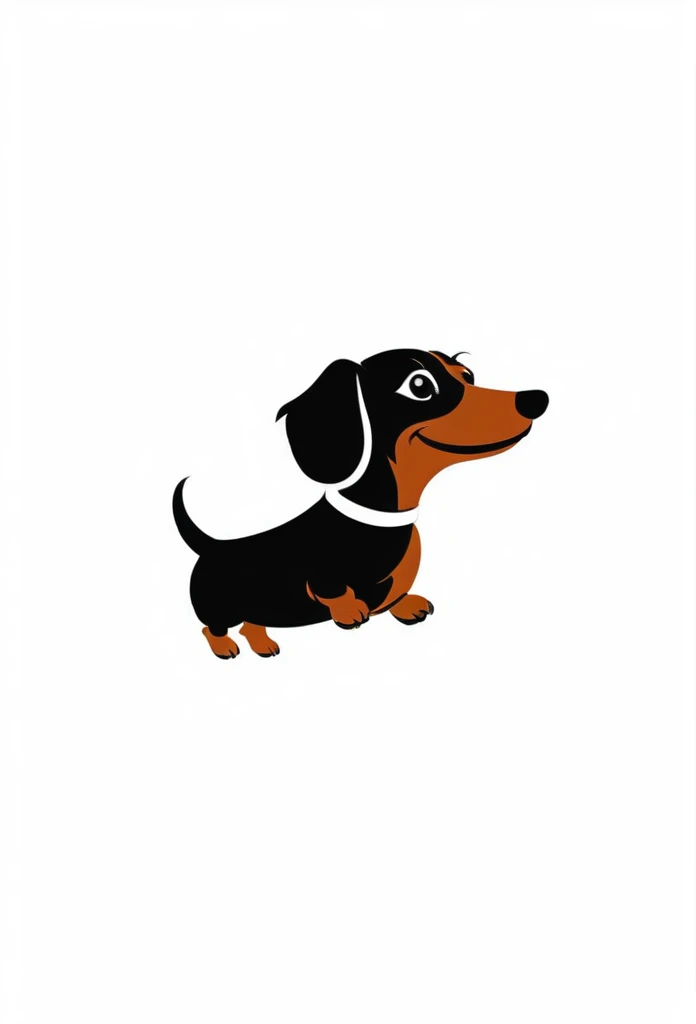 Logo Ma-kun, a stylish Japanese brand
Dachshund Logo
Dachshund is jumping with his forefeet floating, his tail wagging, his tongue sticking out merrily
Pretty cool
chic and modern design
White background