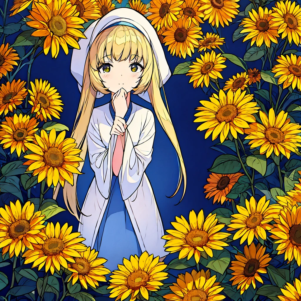 Yellow plain background Flowers Summer Women